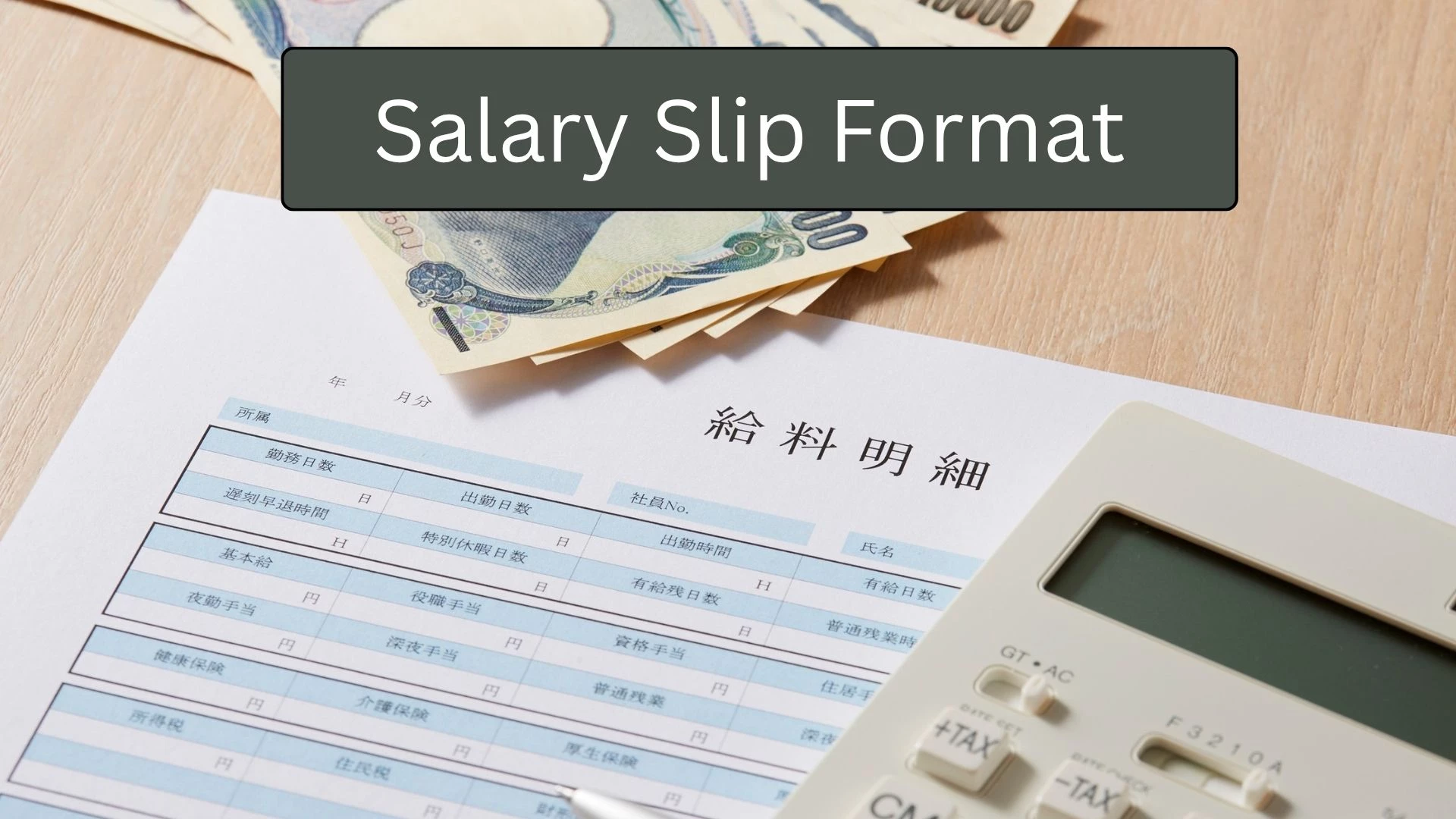 Salary Slip Format – Free Template & Sample Download